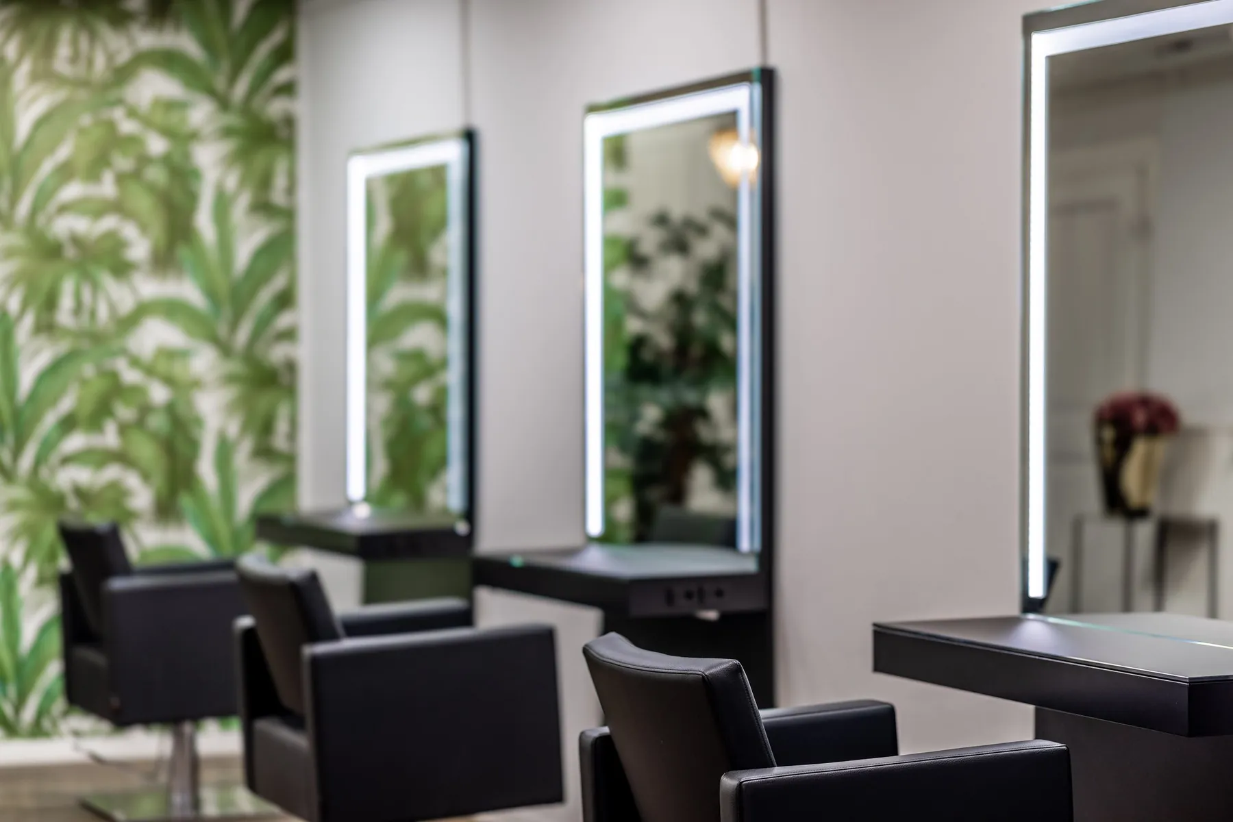 Spiegelplätze im Salon